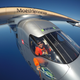 Tight quarters in a test flight in April 2016. Courtesy Solar Impulse.